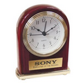 Rosewood Finish Alarm Clock